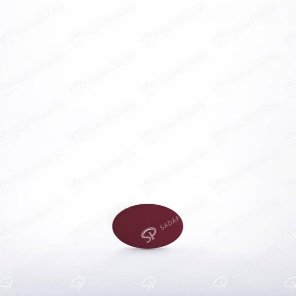 مقوا زرشکی قوطی بیضی 1