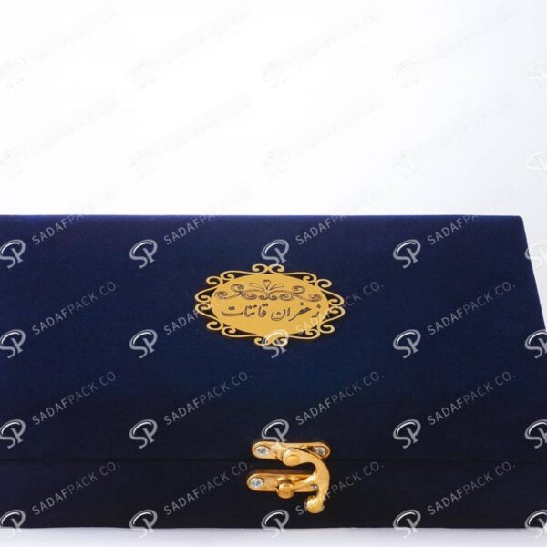 باکس زعفران مخملی دو عدد قوطی 5 گرم فلزی