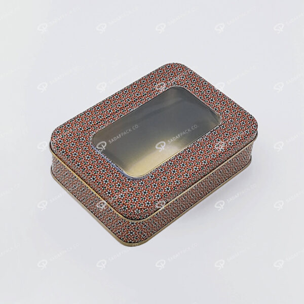 قوطی فلزی مستطیل 14 * 10