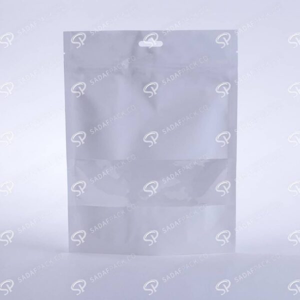 پاکت گلاسه پنجره دار زیپ دار