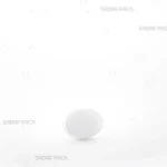 ظرف کریستالی بیضی ۱ اسپانیا صدف پک، نمای سه‌رخ برای بسته‌بندی زعفران.