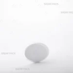 نمای سه رخ از ظرف بیضی 3 اسپانیا صدف پک، ایده‌آل برای بسته بندی زعفران