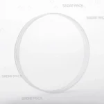 نمای سه رخ از ظرف کریستالی 15 مغزی کریستال صدف پک، مناسب برای بسته بندی زعفران صادراتی