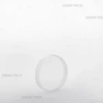 ظرف کریستالی 6/5 مغزی صدف پک از زاویه سه رخ