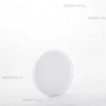 ظرف کریستالی گرد 7/5 اسپانیا محصول صدف پک از نمای سه رخ