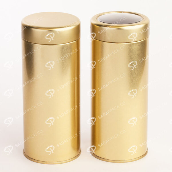 قوطی فلزی قطر 6/6 سانتی متر