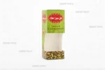 باکس مقوایی سبز قوطی کریستالی آذین بزرگ صدف پک با پنجره شفاف مناسب بسته‌بندی هل برای هدیه و صادرات