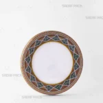 نمای سه رخ قوطی 17 فلزی اسپانیا کف صاف محصول صدف پک