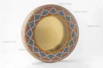 قوطی فلزی گرد صدف پک با قطر 23 و ارتفاع 3 سانتی‌متر، مناسب برای بسته‌بندی شیرینی و خشکبار صادراتی
