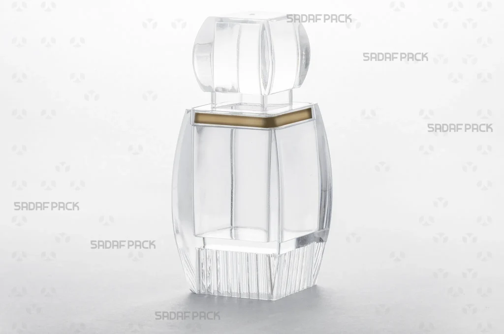 ظرف کریستالی بسته‌بندی سری آذین لارج کف بالا تولید صدف پک